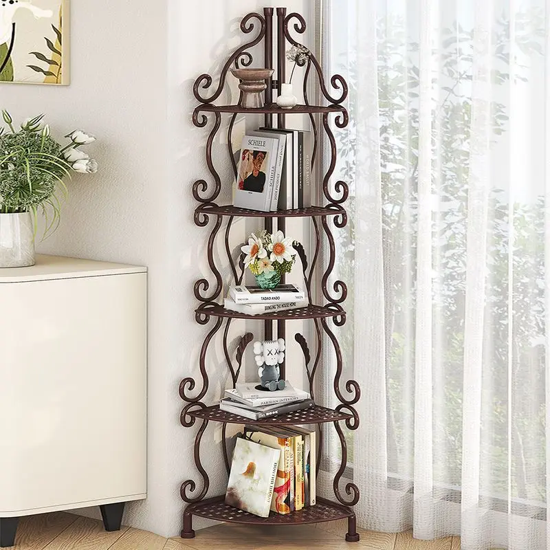 Wrought iron bathroom tripod rack floor to ceiling bathroom bathroom kitchen storage
