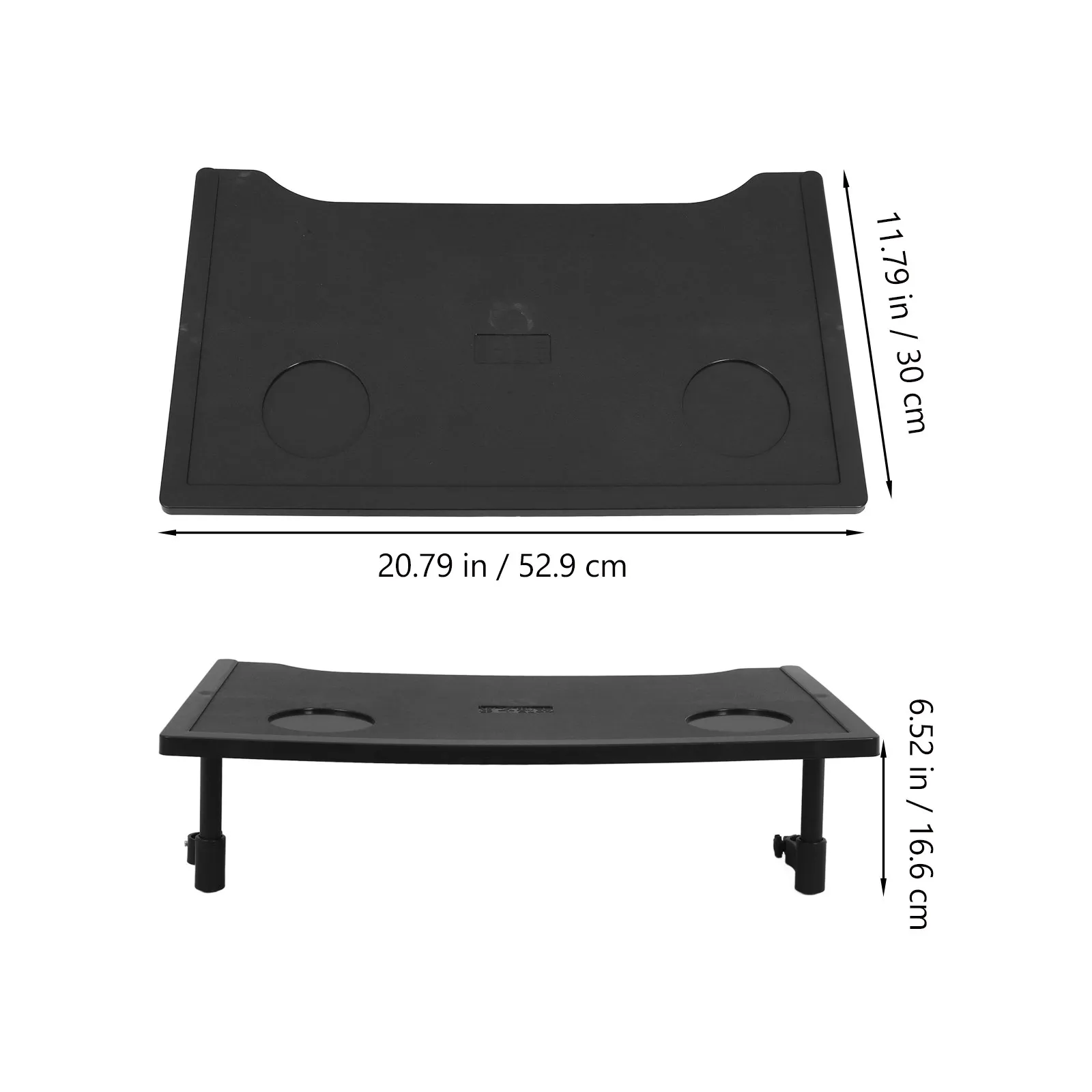 Wheelchair Tray Detachable Plastic Table Rectangular Cup Holder Design Mobility Scooter Dining Tray Elderly Wheelchair
