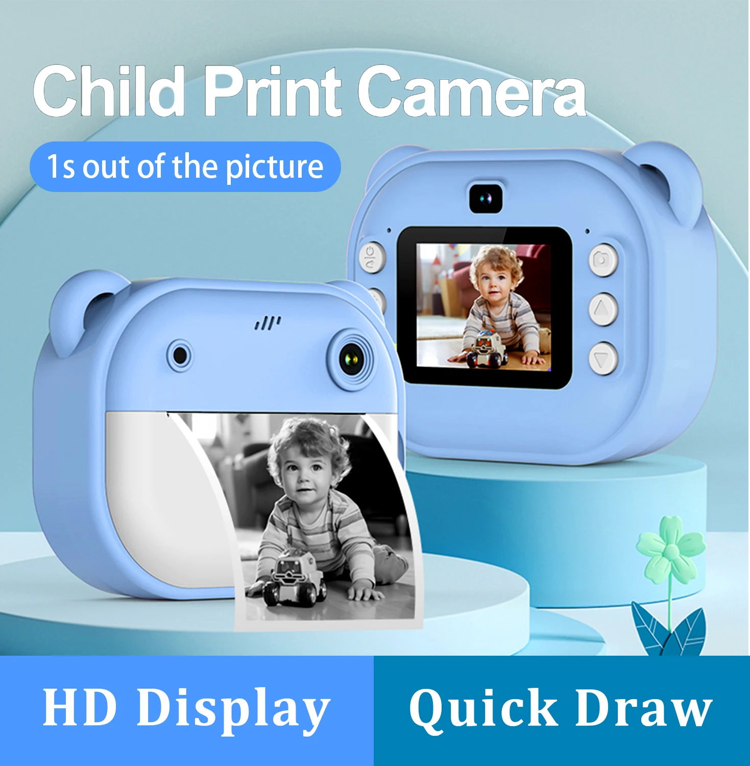 Kids Camera Toys for Girls Boy Age 3-12, Kids Digital Camera Toddler Camera for 3 4 5 6 7 8 Years Old Birthday Gifts, 1080 Video