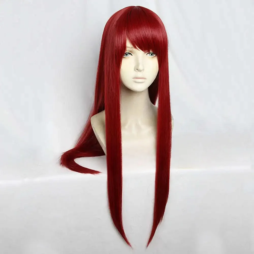 Perruque synthétique pour Halloween, jeu de rôle, fête, carnaval, perruque rouge Royal Sumire Yoshizawa pour cosplay
