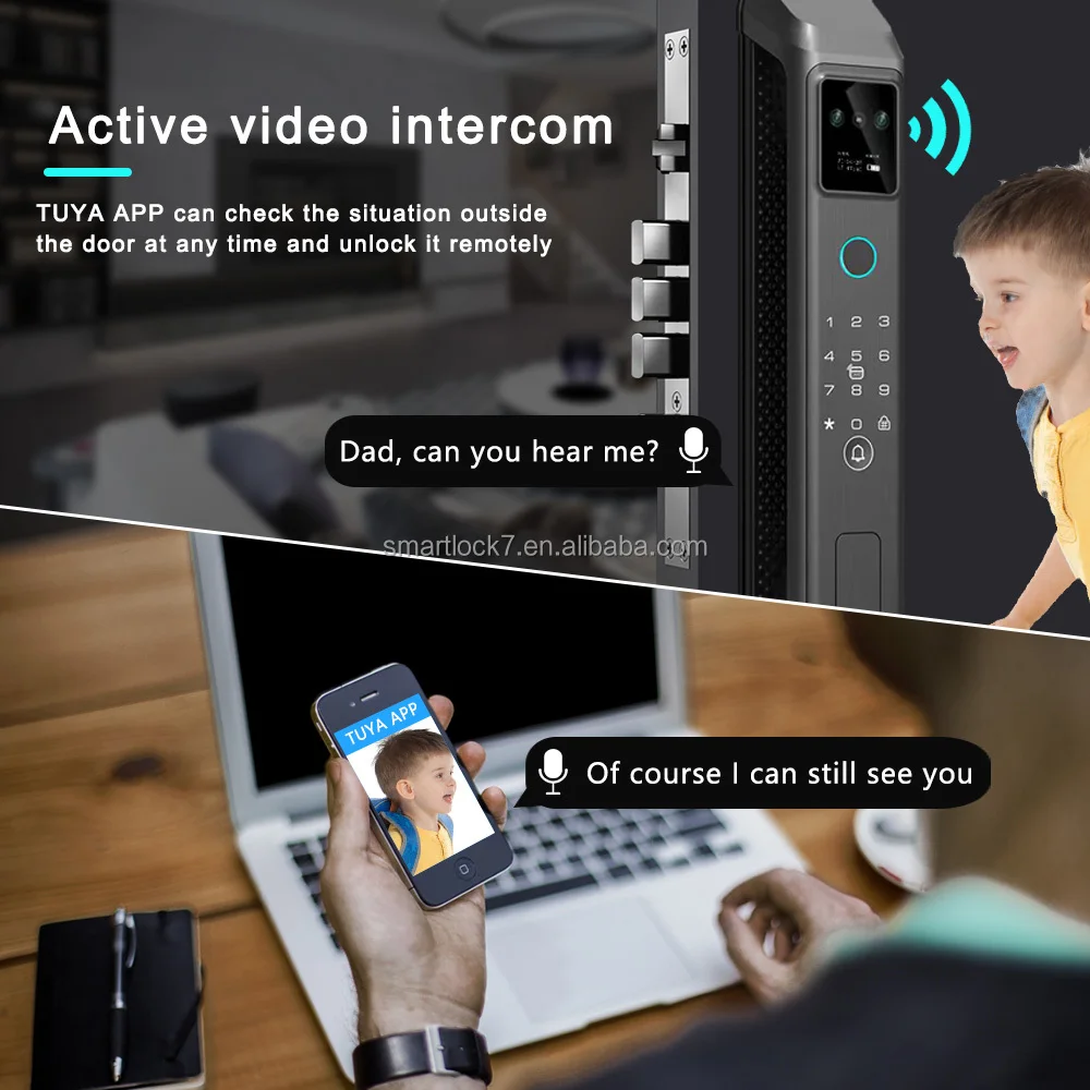 001 Умный дверной замок