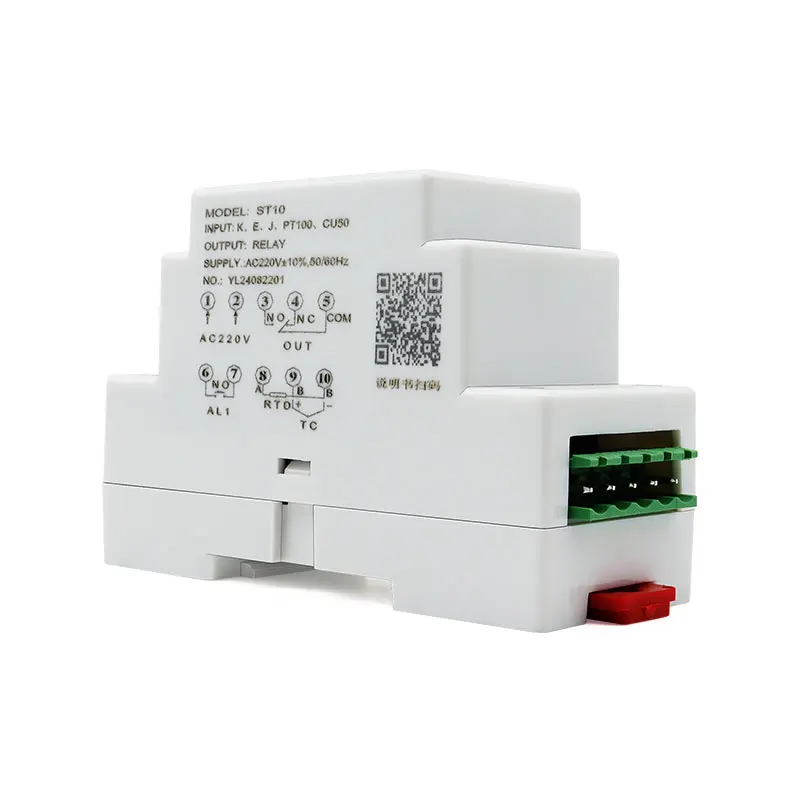 LED Din Rail Adjustable Digital Thermometer Digital PID Temperature Control Alarm Output Thermocouple