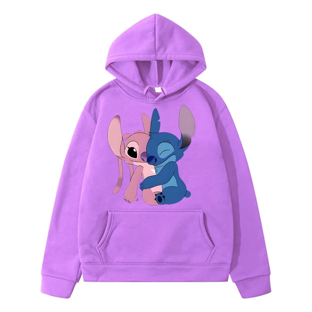 Stitch Disney Anime hoodie Casual Sweatshirt boys Fleece Pullover y2k sudadera disney print Hoodies Jacket kids clothes girls