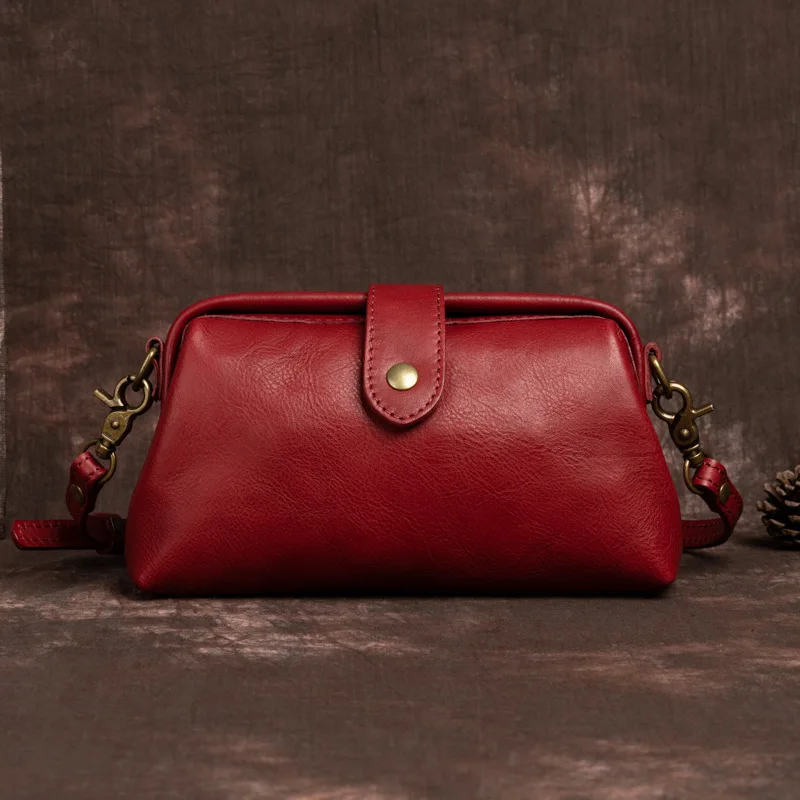 Damska skórzana męska torba na ramię Crossbody dla kobiet Retro torba kurierska dla kobiet skórzana torba etui na telefon typu Sling kopertówki damskie
