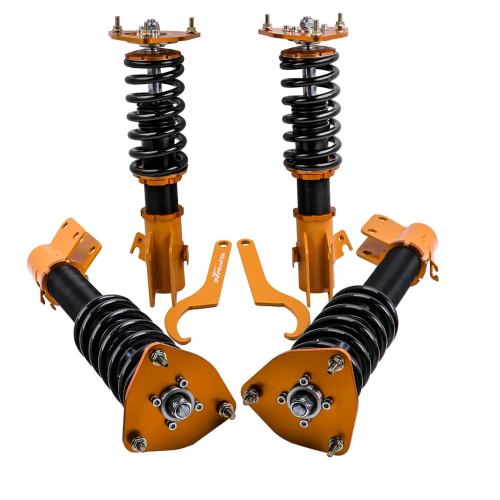 MaXpeedingrods Adjustable Coilovers For Subaru Impreza WRX GDB GDA 2002-2007 Street Coilovers Lowering Suspension Shock