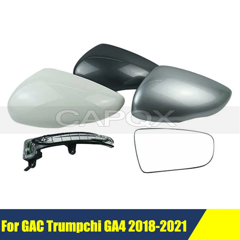 

Side Rearveiw Mirror For GAC Trumpchi GA4 2018-2021 Side Rear View Mirror Cover Reversing Mirror Frame Cap Lens