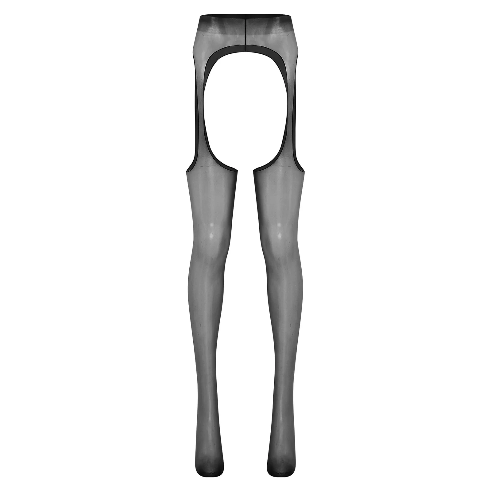 

Women Adults Lingerie Open Crotch Footed Pantyhose Tights Stretchy Sheer Thin Transparent Leggings Alluring Dating Accessories