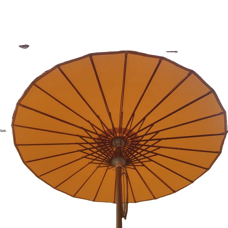 

24 Ribs Traditional Pagoda Shaped Windproof Outdoor Japanese Sunshade Garden Parasol