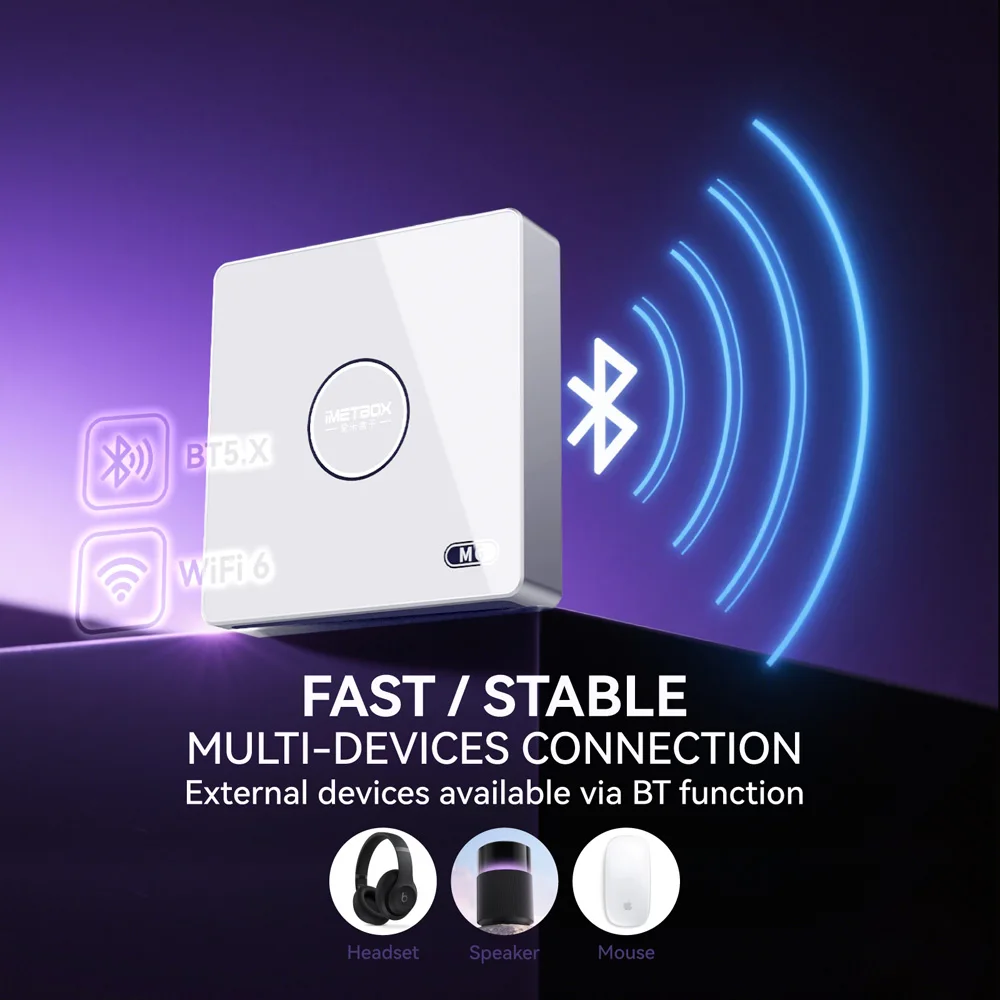 Genuine]IMETBOX M6 TV Box 4G 64G Android TV Box Best Set Top Box