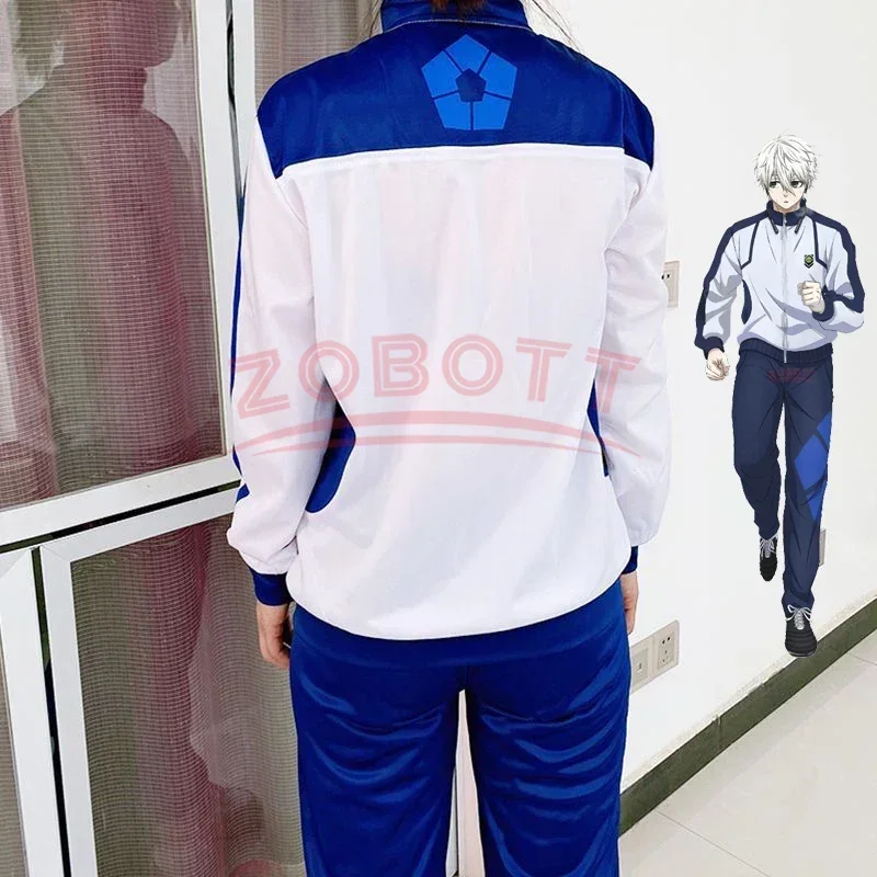 

Аниме Blue Lock Reo Nagi Bachira Isagi Chigiri Косплей Костюм Спортивная одежда на молнии Спортивный костюм Толстовка с капюшоном Одежда по индивидуальному заказу