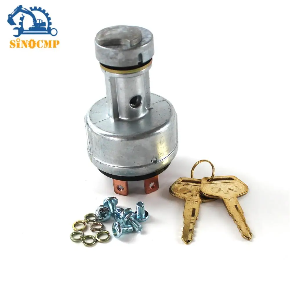 1Set Ignition Starting Switch 08086-10000 08086-00000 for Komatsu Dozer D20A-5 D20A-6 D20A-7 D20S-5 Excavator Accessories