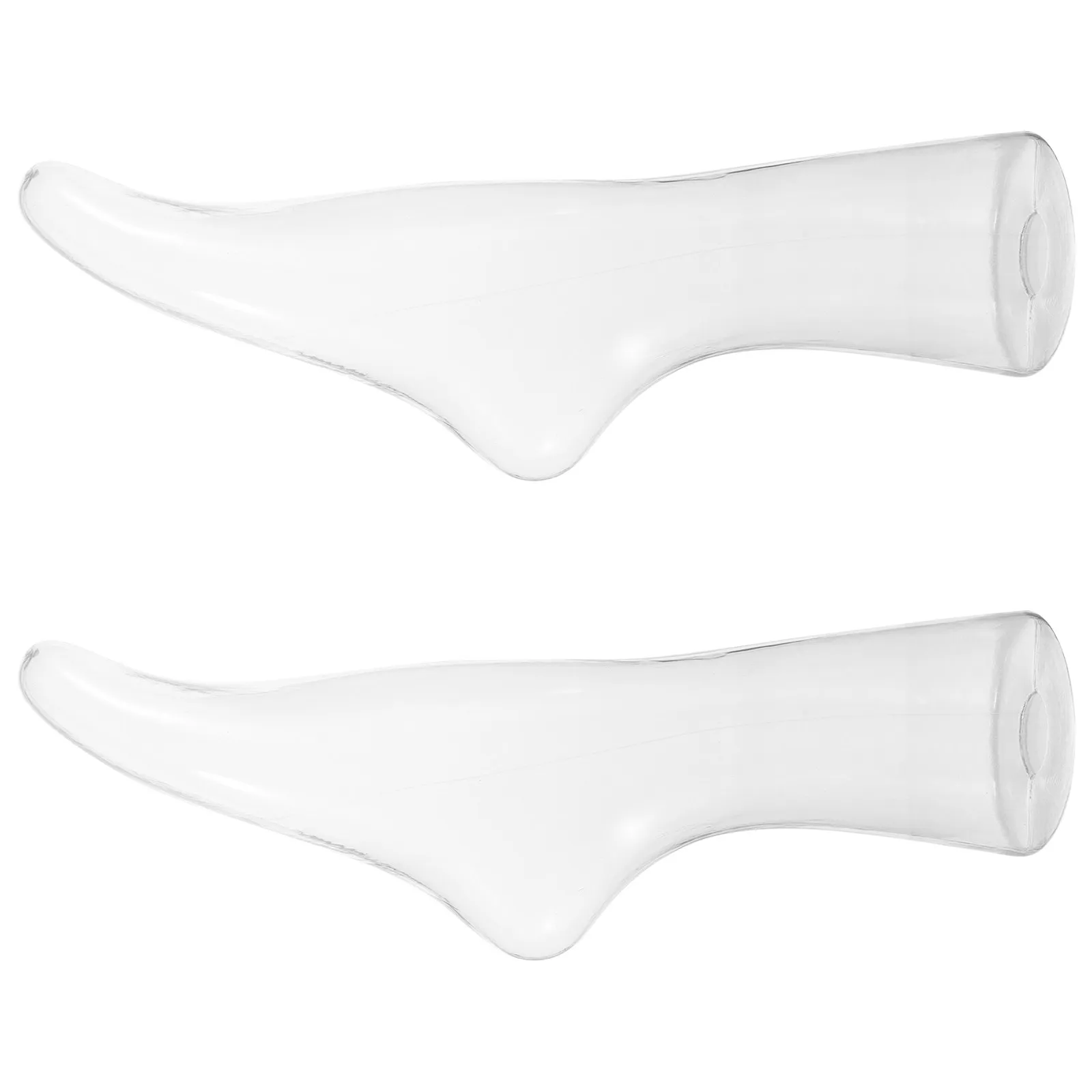 

2Pcs Transparent Foot Mannequin for Sock Display Sturdy Display Stand Enhanced Visibility for Sock Presentation