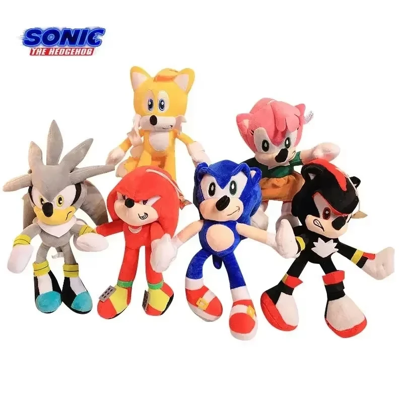 New 20cm Mouse Sonic Flying Mouse Doll Super Sonic Amy Shadow Ornament Party Decoration Plush Toy Children's Birthday Gift Doll view 5