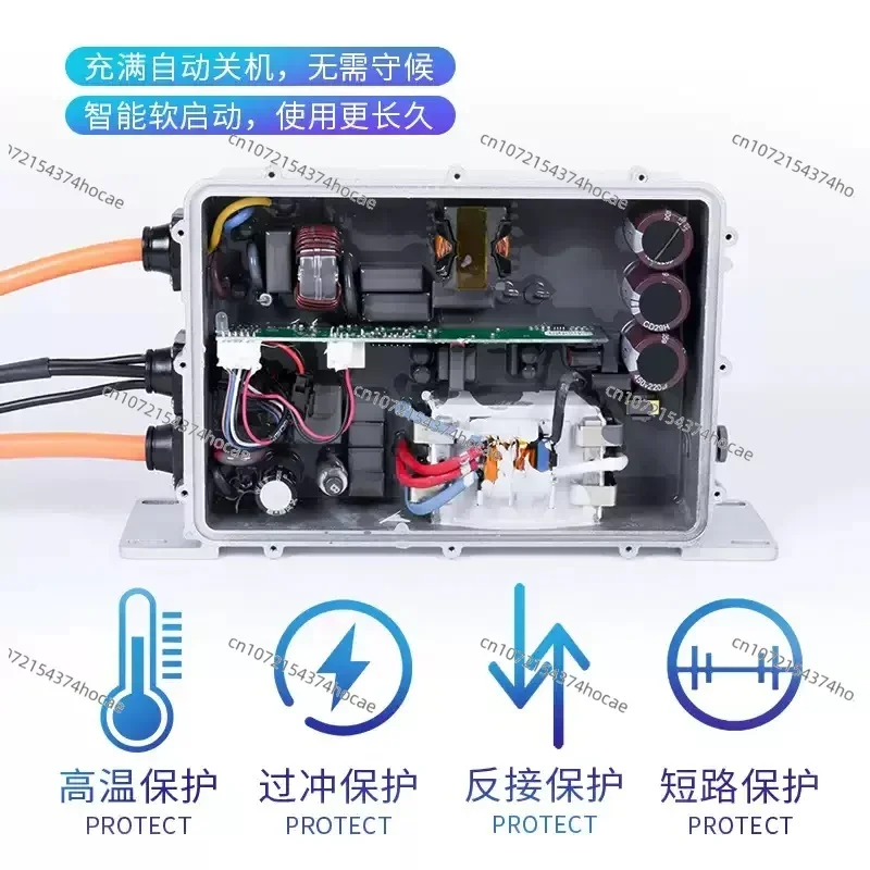 Lead Acid Lithium Battery Fast Charger for Forklift Sightseeing Car Sweeping Locomotive Battery Charger 12V-84V 15A-100A