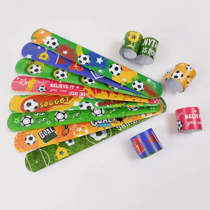 Deratta 30 Bracelets Claquants Foot – Idéaux Pour Anniversaire, Pinata Et Cadeaux Enfants – Motifs Variés – Sécurisés Et Amusants