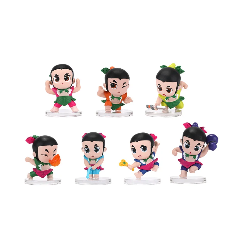 ในสหรัฐอเมริกา Shadow Hulu Brothers Authentic Wa Mini Small Hand-do Blind Box Ornaments ชุดเด็กเดสก์ท็อปของขวัญรอบ