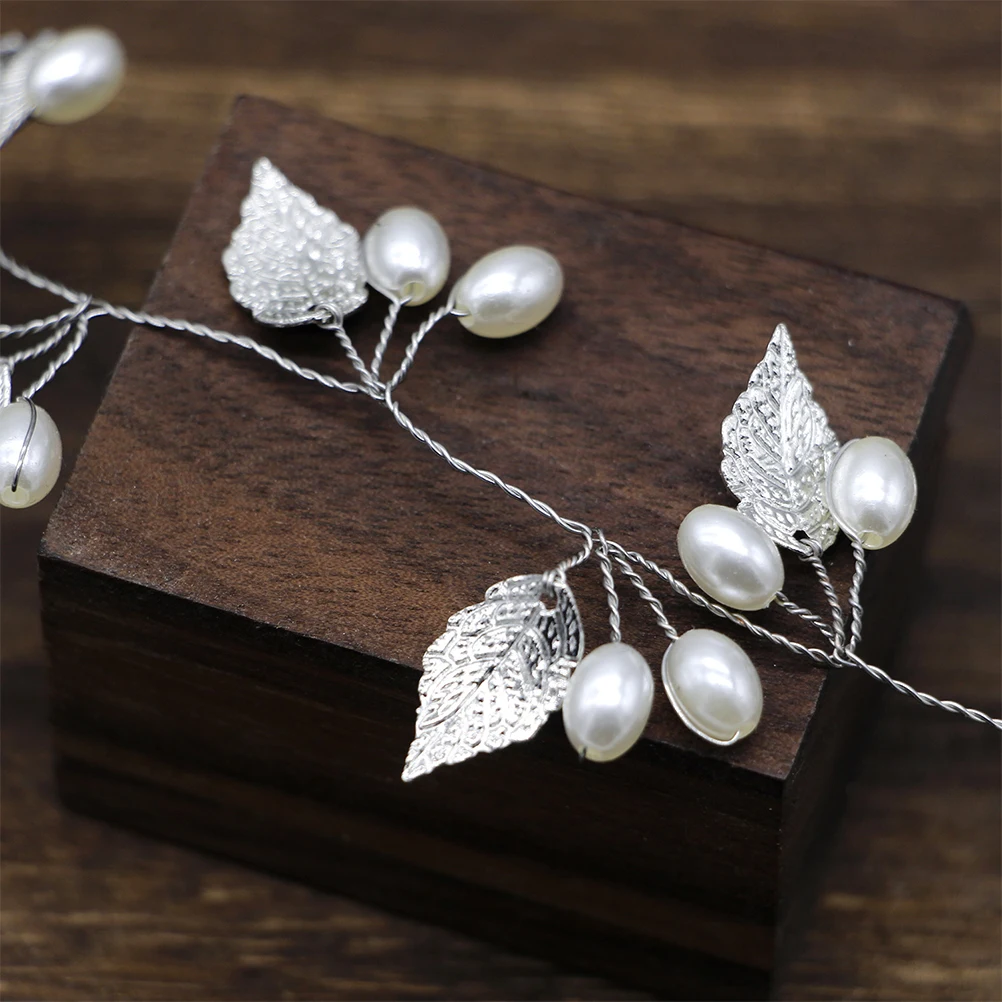 

Headband Bridal Hair Wreath Alloy Leaf Wedding Headdress Bridesmaid Elegant Lightweight Party Bridal Hair Accessory