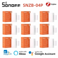 SONOFF SNZB-04P Zigbee Door Window Sensor Local Smart Scene Linkage Tamper Alert Home Security Via Smartthings Alexa Google