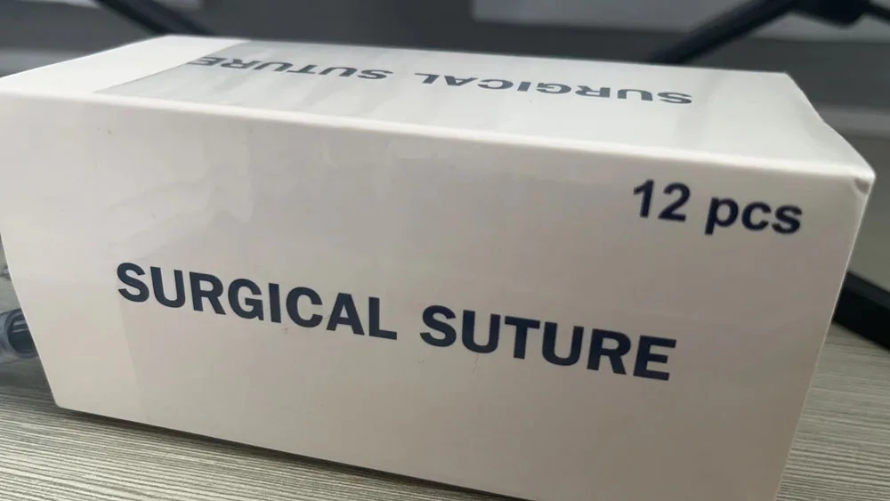 90cm 2-0 3-0 4-0 pet vet veterinary absorbable surgical sutures POLYGLACTIN PGA surgical sutures