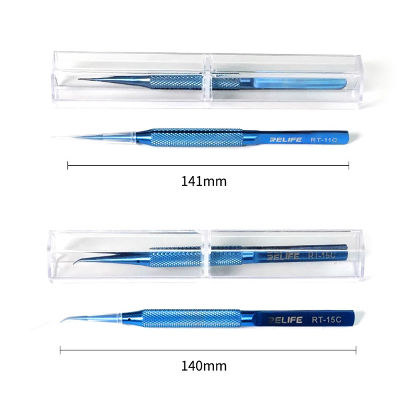 New Titanium Alloy Tweezers Professional Repair Fingerprint Fly Line Phone Motherboard Precise Antimagnetic Electronics Tweezers