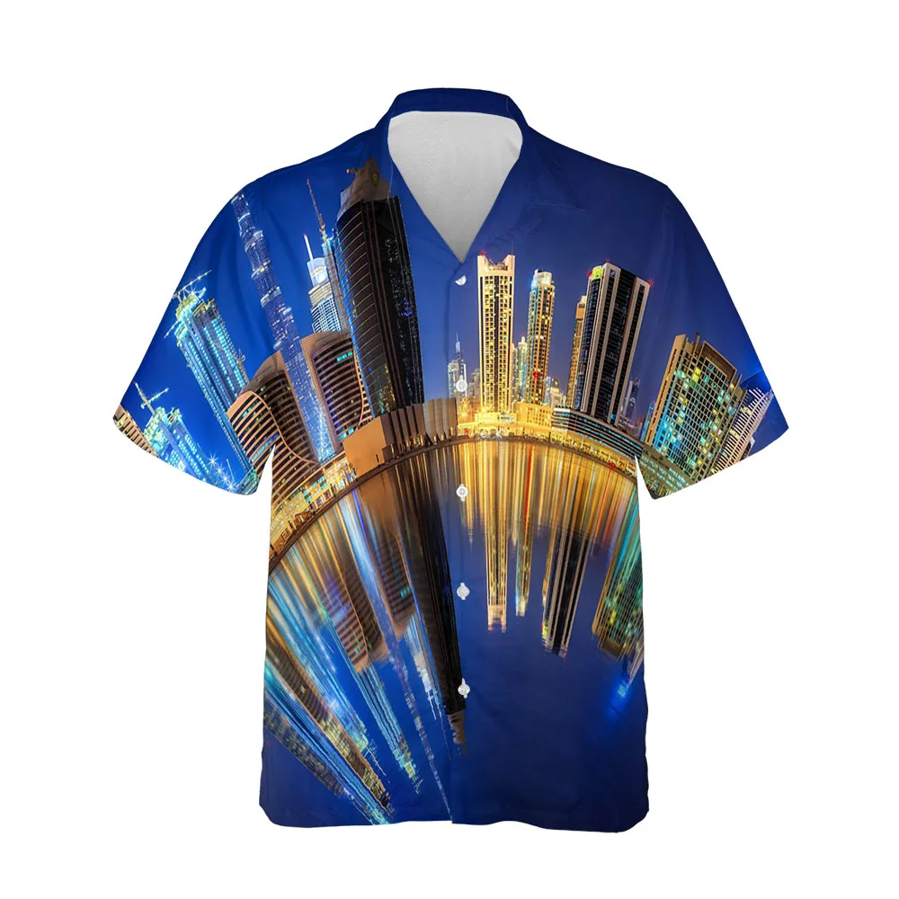 Jumeast 3D Sci-FI Style Blouses Cyberpunk Clothes Loose Casual Button Up Men Shirt Streetwear Hawaiian Shirts For Men Cardigan