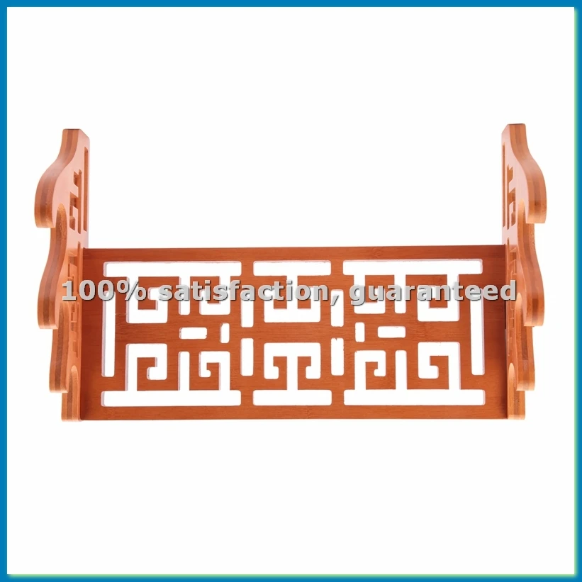 

Трехуровневая бамбуковая настенная подставка для мечей, держатель для демонстрации самурайских мечей, вешалка для катан, вакизаши, танто, генджи - ABRM