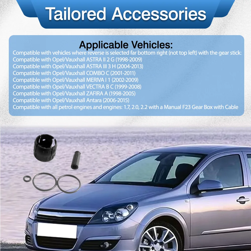 

X8R0078 Car Gear Shift Lever Stick Repair Bush Manual Gearbox Kit For Opel/Vauxhall ASTRA COMBO MERIVA VECTRA ZAFIRA X8R0078