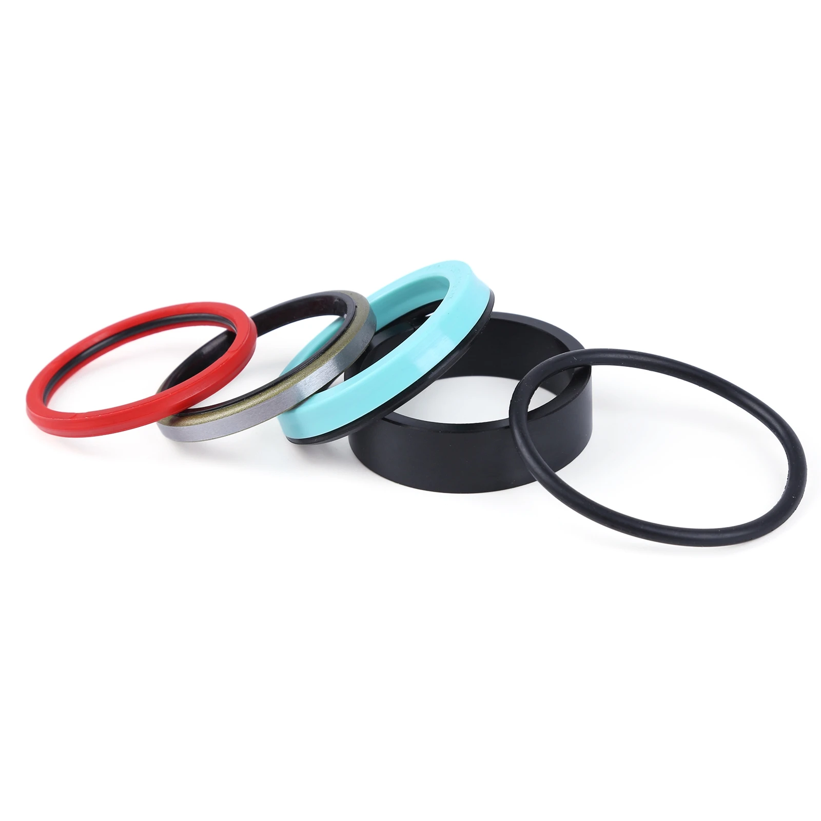 Lift Cylinder Hydraulic Seal Kit Compatible for  Ford New Holland 7106 7108 7308 CASE L130 Loader Replace 9600669