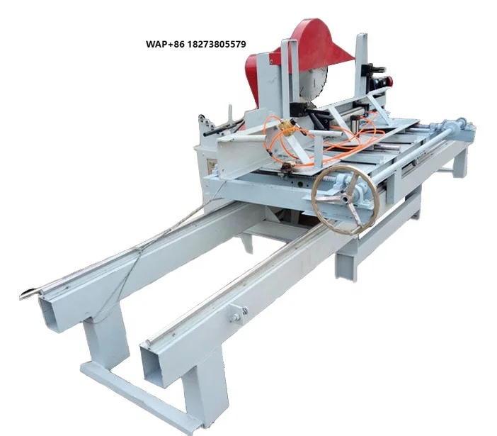 Dia 500mm Automatic Woodworking Circular Saw Large Wood Lumber Cutting Log Saw Sawmill Sliding Table Carriage Machine