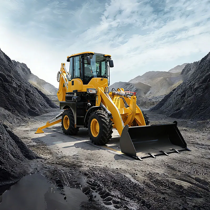 Customized Easy Access To Parts Backhoe Loader Excavator Backhoe Loader For Sale Machine Tracked Loader Backhoe