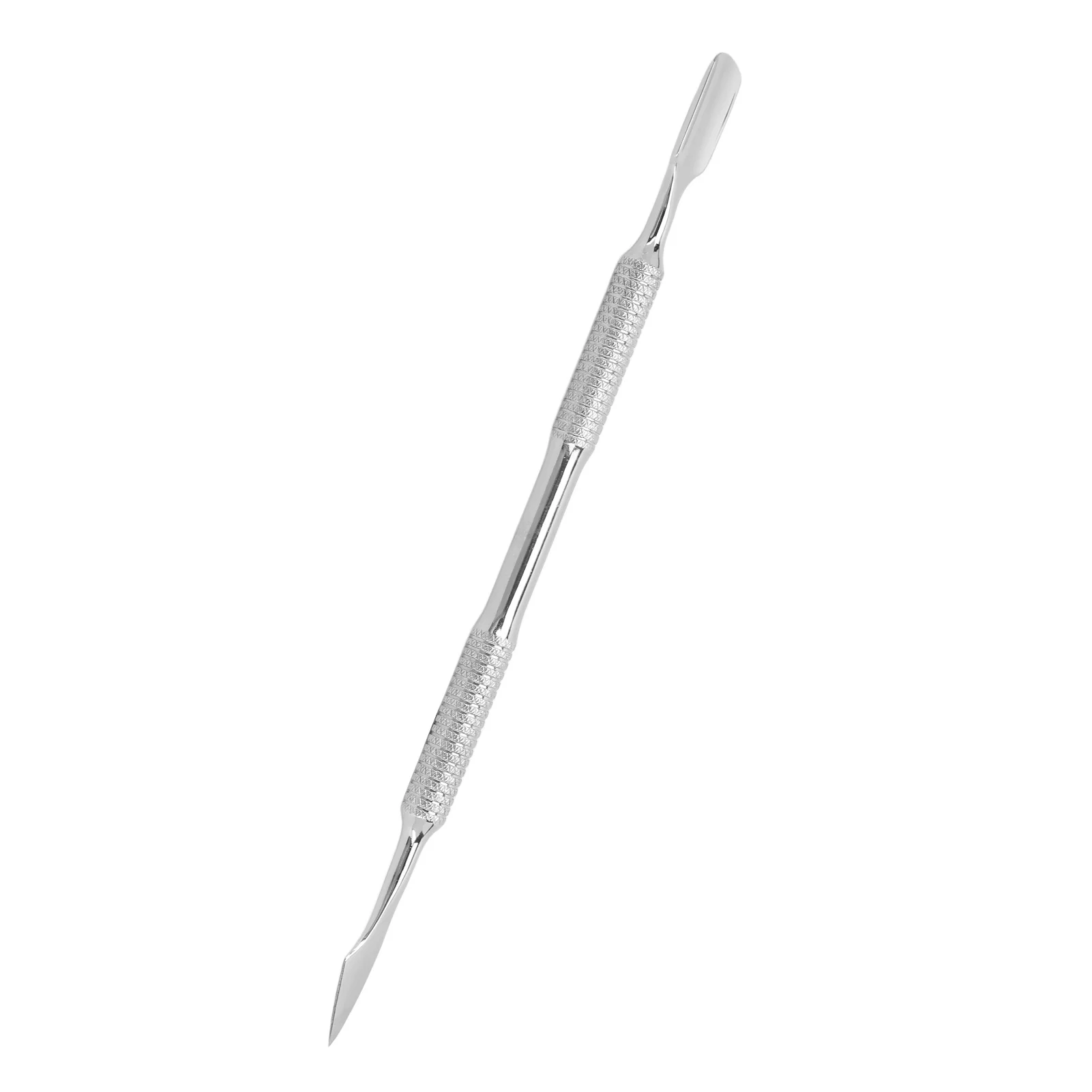 ZK40 더블 엔드 네일 푸셔 스테인레스 스틸 스크레이퍼 매니큐어 필러 네일 큐티클 죽은 피부 제거 도구