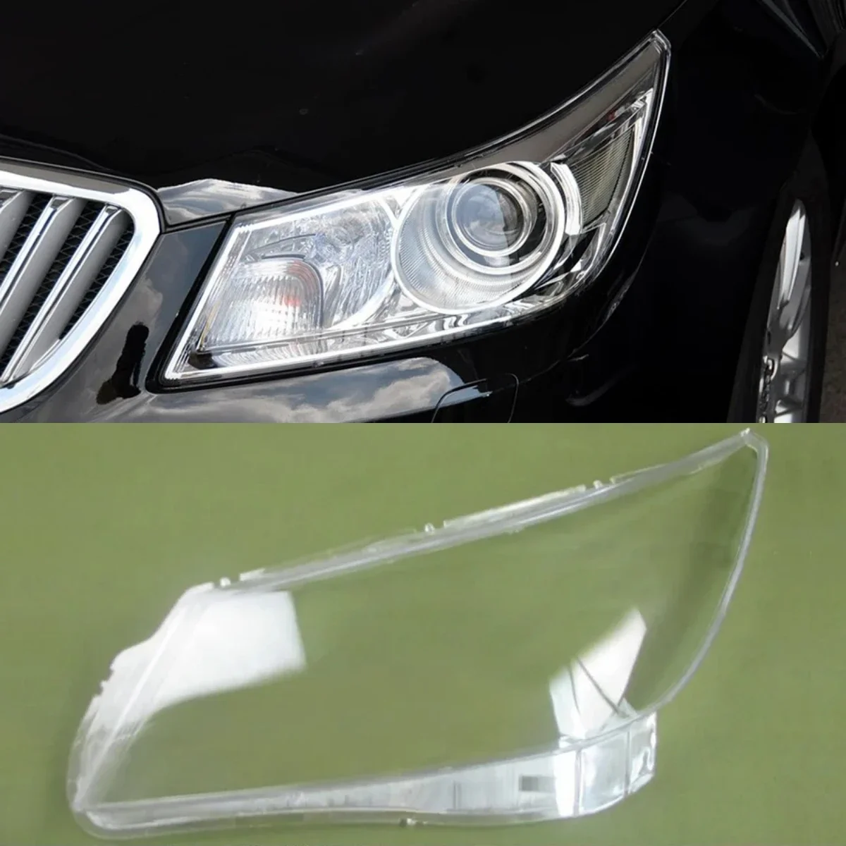 

For Buick Lacrosse Headlamp Cover Transparent Headlight Shell Lens Plexiglass Replace Original Lampshade 2009 2010 2011 2012