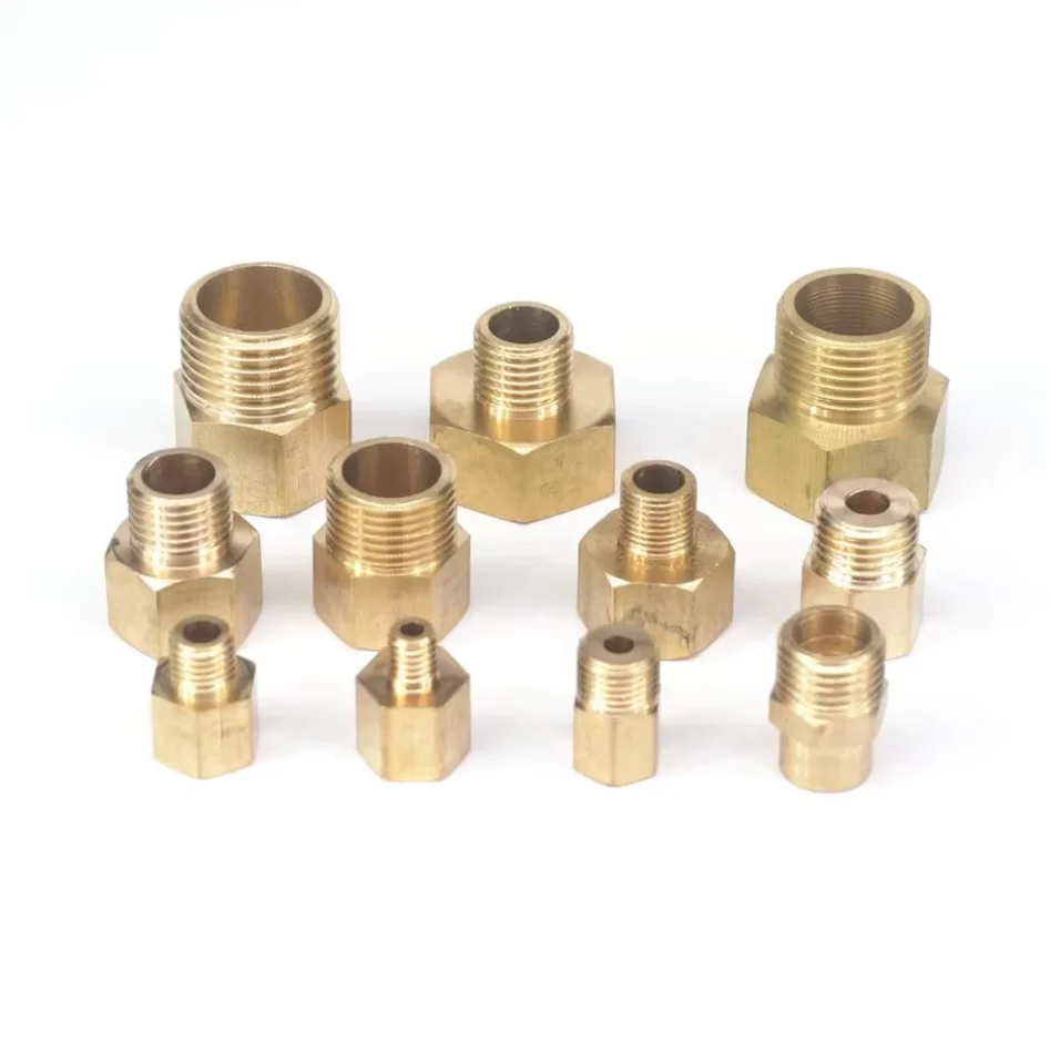 LOT 2 Reducing M10x1 Female -  - Compression Fitting Brass recension och pris