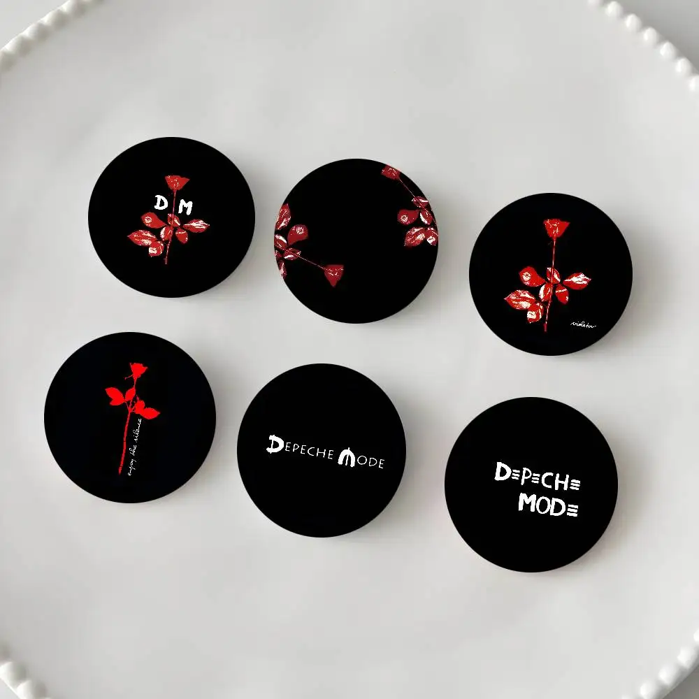 D-Depeche M-Mode Abzeichen, rundes Abzeichen, Weißblech, Münzbrosche, Kleidung, Rucksack, Zubehör, Anstecknadel