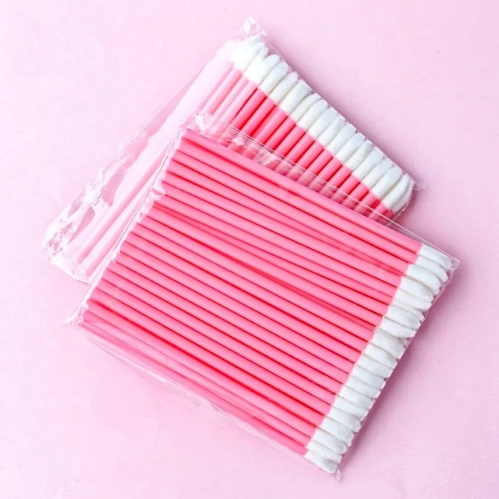 5/50/100Pcs Lip Brushes Makeup Brush Eyelashes Extension Applicator Lipstick Wands Set For Woman Cosmetic Colourful Makeup Tools gallery 5