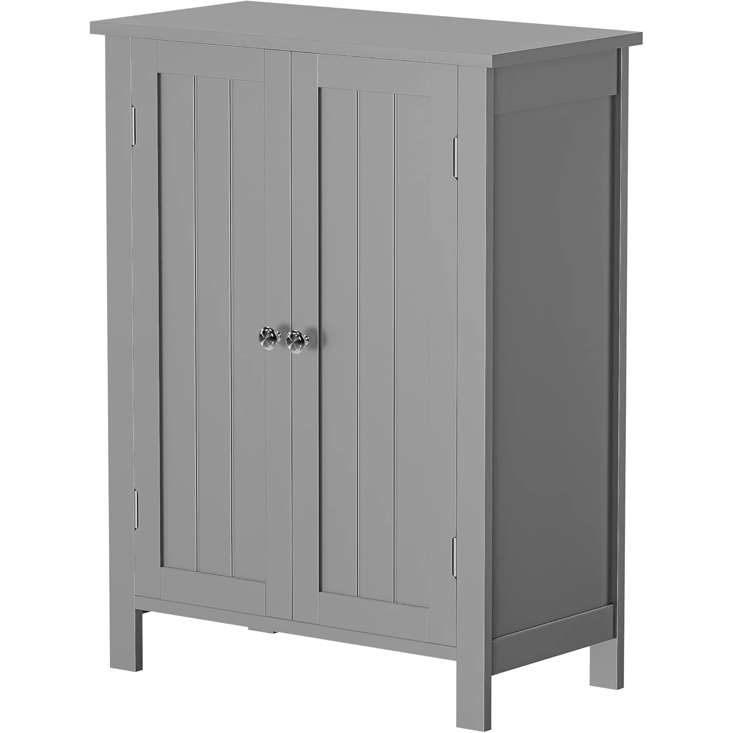

Modern Bathroom Floor Storage Cabinet with Adjustable Shelf and Double Door Rust Proof, Living Room Modern Home Furniture