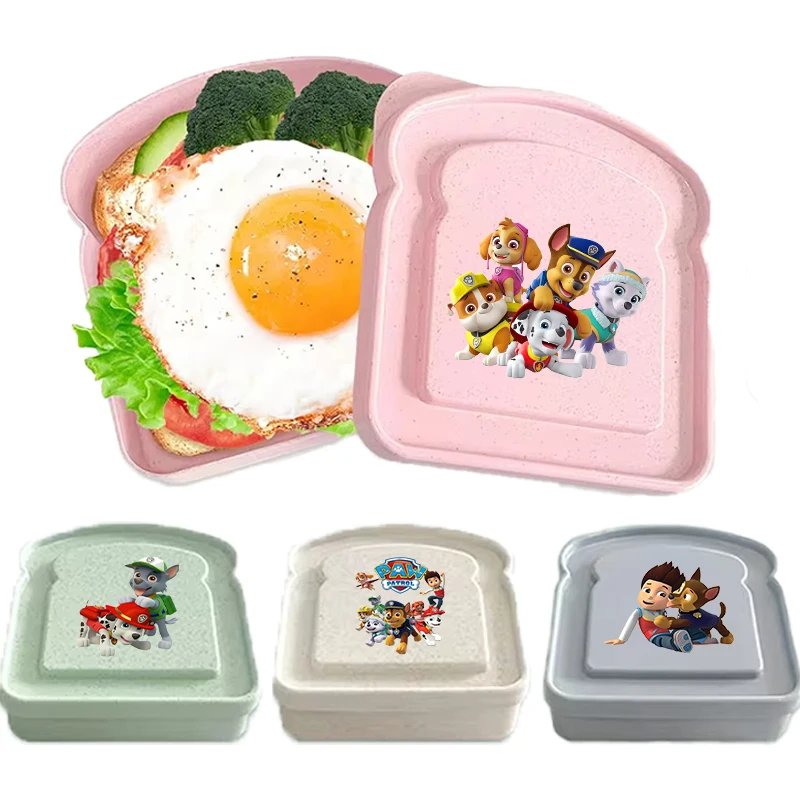 

Щенячий патруль, коробка для завтрака, хлеба для мальчиков и девочек, мультяшные аниме, коробки для сэндвичей, портативный большой вместительный чехол для обеда, студенческая милая коробка для бенто