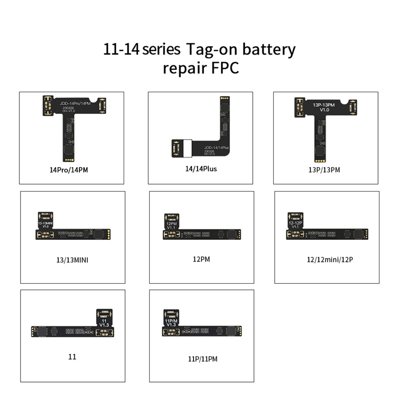 JCID JC V1SE Battery Repair Flex For iPhone 11 12 13 14 Pro Max Remove Warning Battery External Tag Flex Replacement Repair