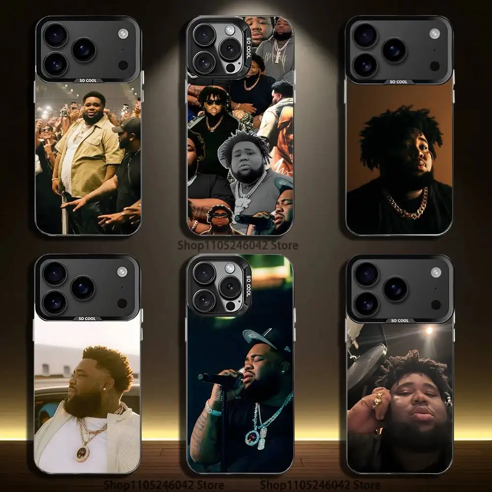 

RAP R-Rod wave Phone Case For iPhone 17,16,15,14,13,12,11,Pro,XS,Max,Plus,Mini,SE4,E Black Matte Shockproof Cover