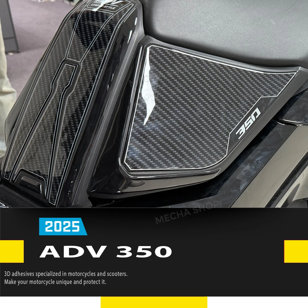 

Для ADV 350 ADV350 2022 2023 2024 2025 наклейки на мотоцикл Нескользящая накладка на бак 3D наклейка из эпоксидной смолы аксессуары