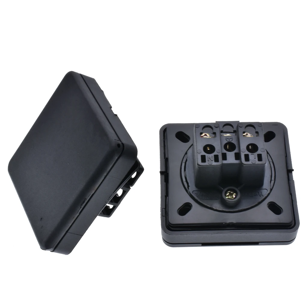 Brazil  Waterproof Dustproof Industrial Socket 10A/20A 250V IP44 AC Power Socket Power Connector Plug Electrical Socket