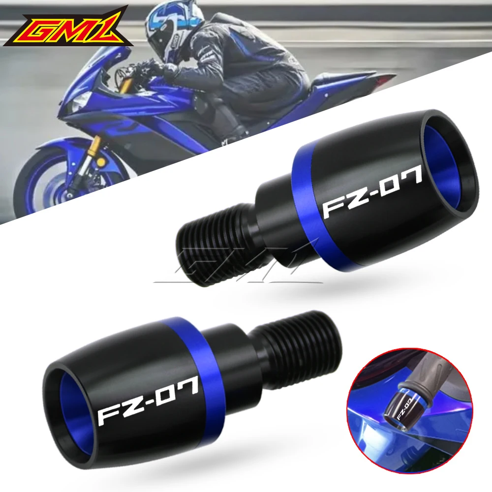 

Алюминиевые наконечники руля для мотоцикла с ЧПУ для Yamaha FZ-07 FZ07 FZ 07 2015-2020 2019 2018 2017 2016