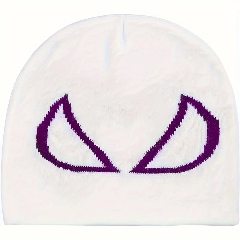 Spinnenmuster Anime Cartoon Skelett Beanie Stretch Strickmütze Warme Damen Herren Skull Cap – Detail 6