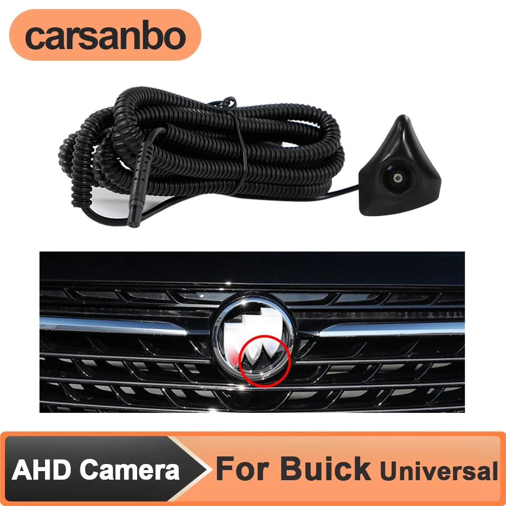 

Carsanbo AHD 1080P Car Logo Front View Camera for Buick Universal Night Vision Fisheye 150° Lens Vehicle Front Camera Waterproof