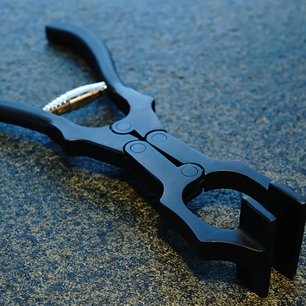 Handmade Leather Goods Special Flat Nose Pliers Alloy Steel Leather Edge Clamping Fixing Tools DIY Leather Craft Parallel Pliers