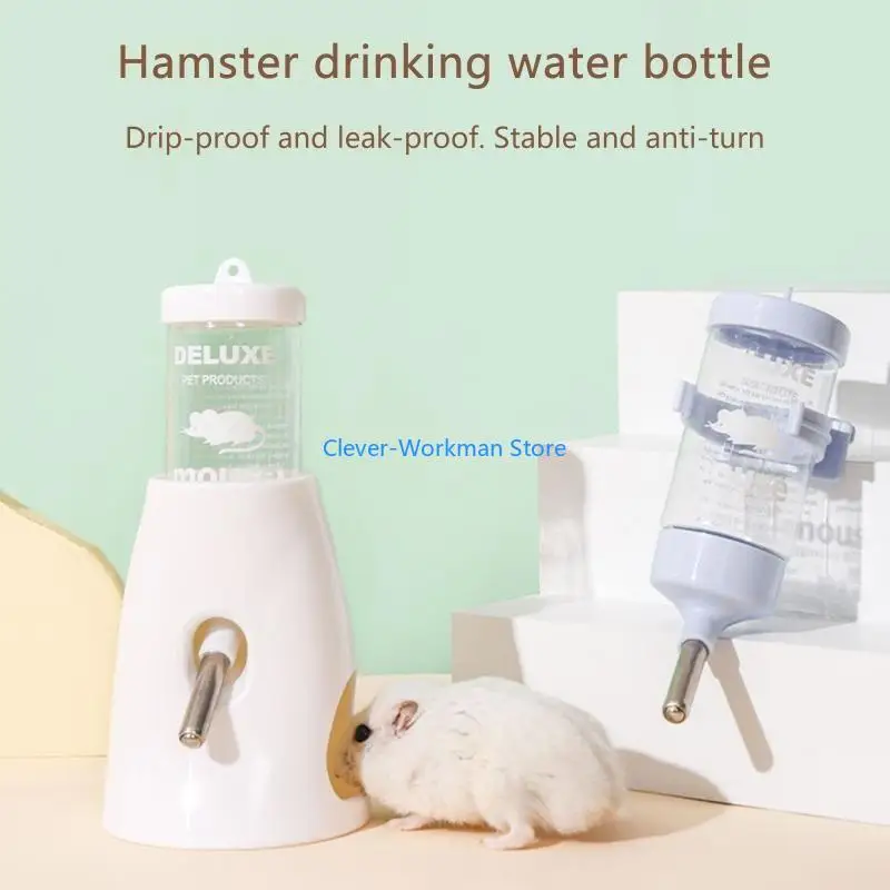 

24TD Hamster Water Bottles Automatic Drinking Bottle with Stand Auto Water Dispenser