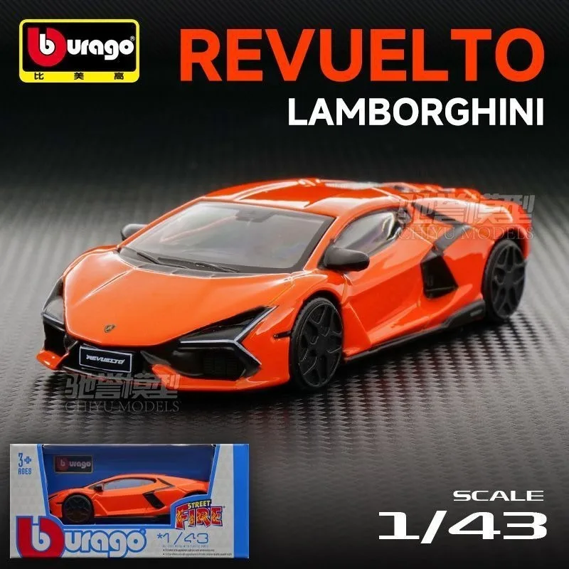 

Bburago 1/43 Scale Diecast Car Model Lamborghini Revuelto Exquisite Collection Decorative Ornament Gift for Car Model Fans