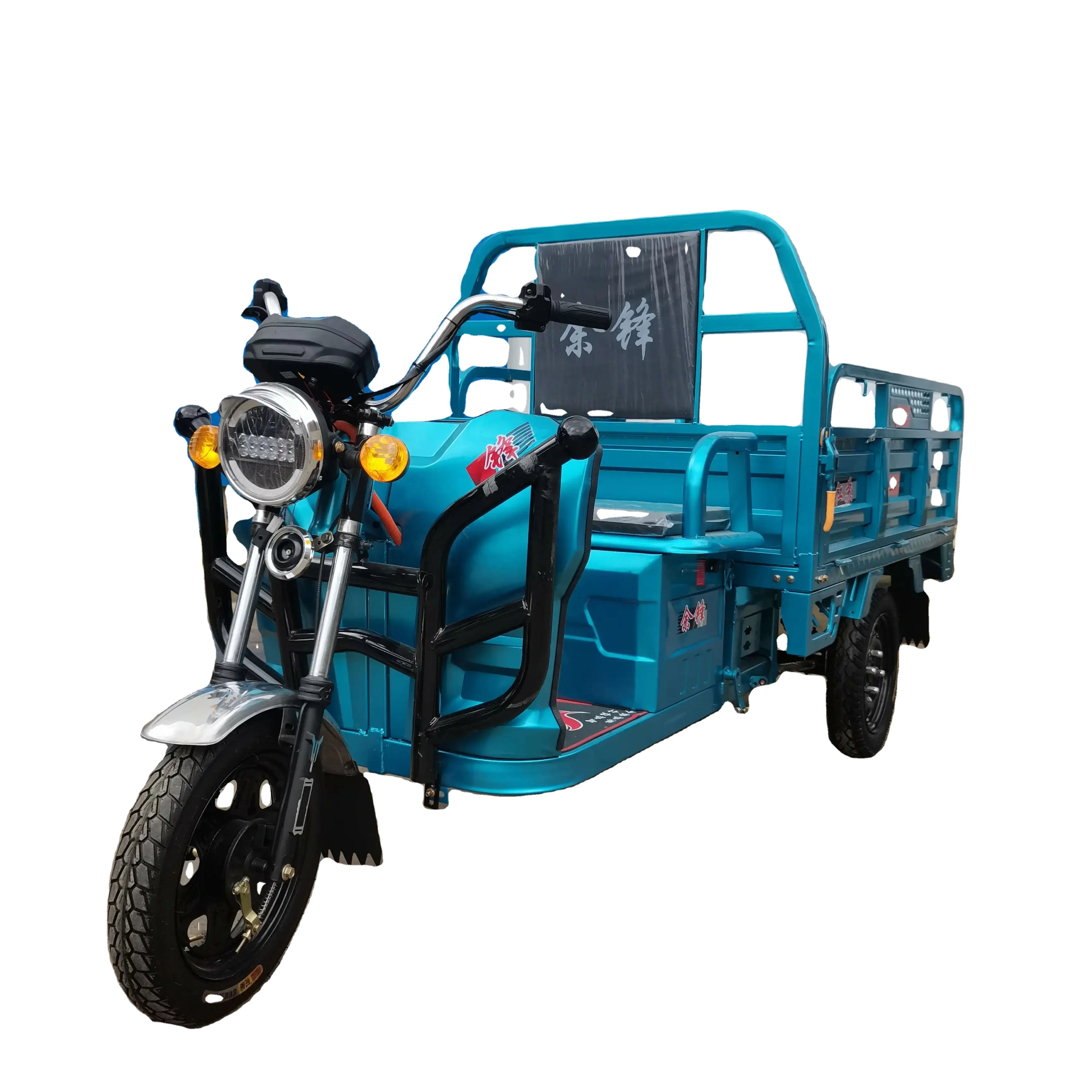 

New Product Concept Steep Slope Anti Rolling Vehicle Electro Tricycle Five Wheeled Long Motorcycle for Timber Transport