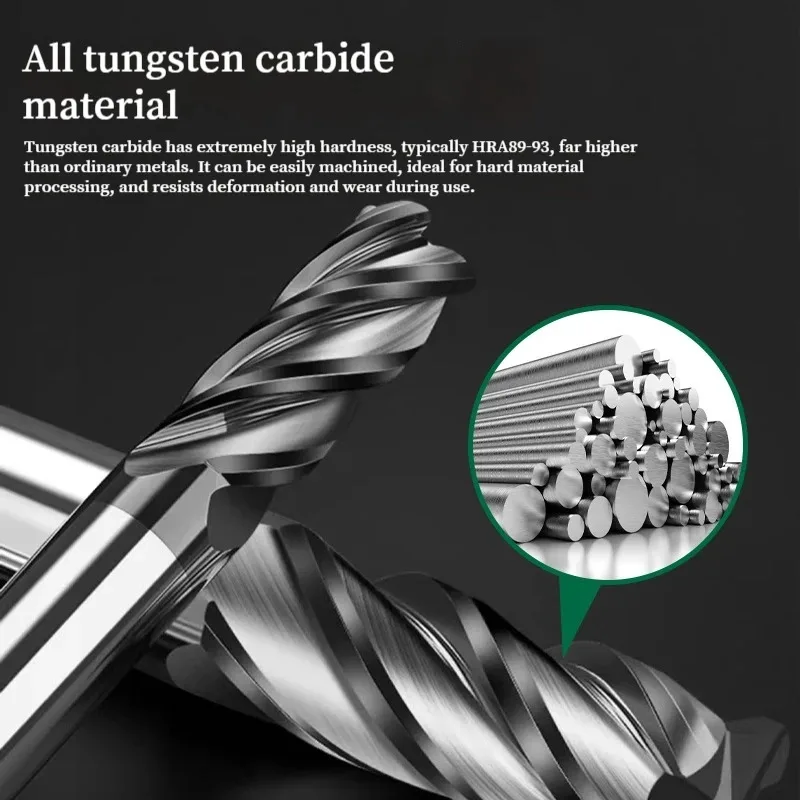 4 Flutes Corner Rad…