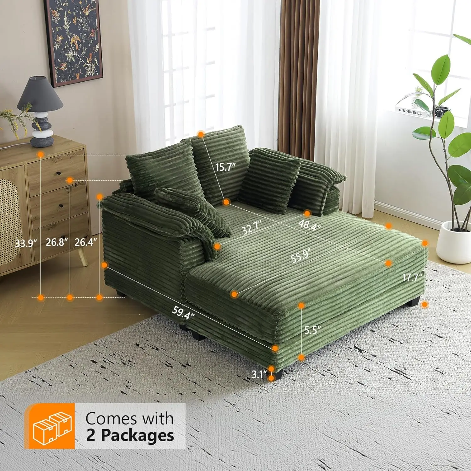 Thumbnail 2 - #18 Ranked Reclining Sofa Couches Picks in 2026